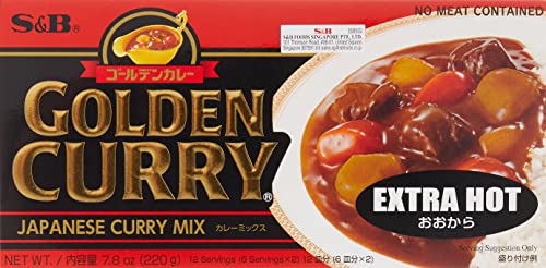 S&B Golden Curry Extra Hot 220g von S&B