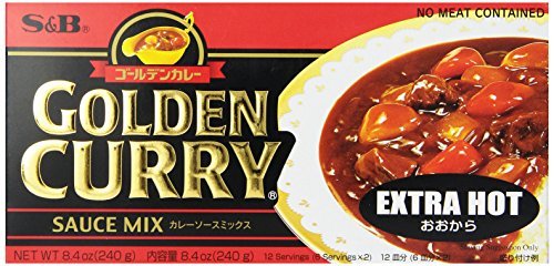 S&B Golden Curry Sauce Mix, Extra Hot, 8.4-Ounce by S&B von S&B