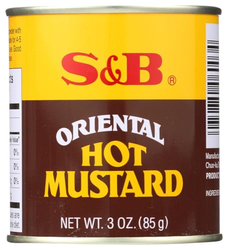 S&B - Hot Mustard Powder 3.0 Oz. (Pack of 5) von S&B