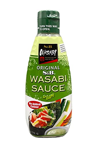 S & B Wasabi Sauce 170 g, scharfe Würzsauce von S & B