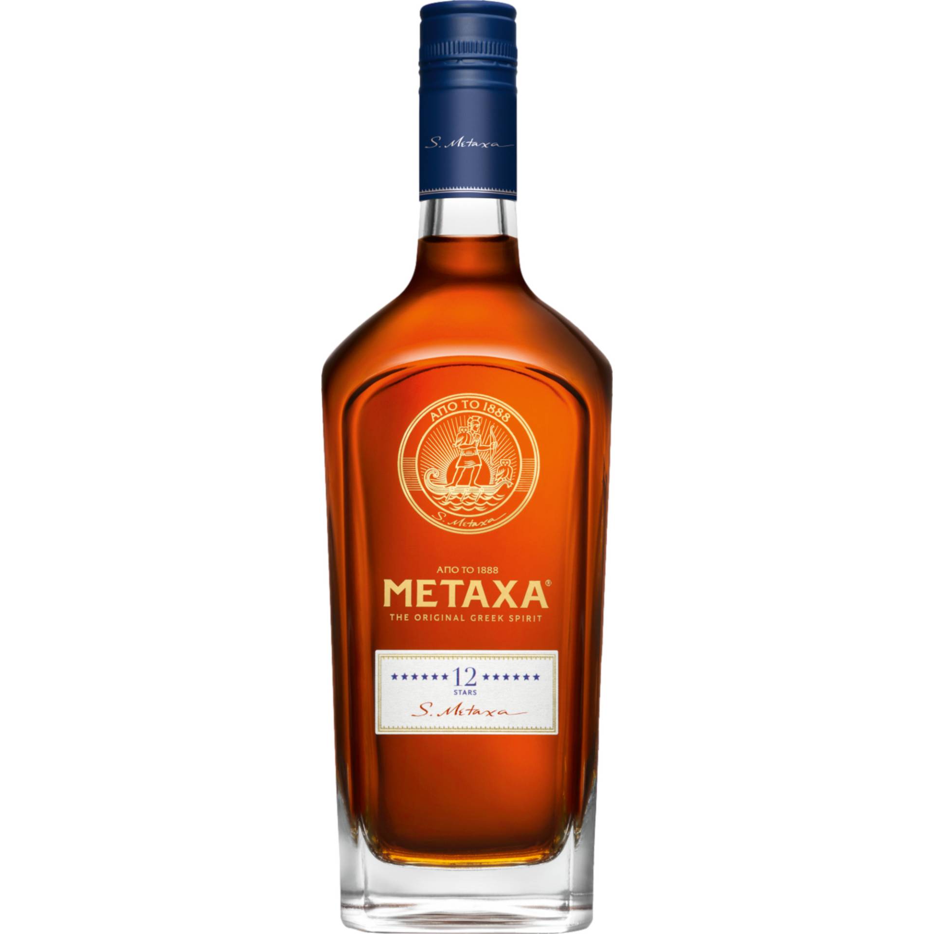 Metaxa 12 Stars Brandy, Griechenland, 0,7 L, 40% Vol., Spirituosen von S.& E.&A. METAXA A.B.E., 6, A. METAXA STR., 145 64 KIFISSIA GREECE