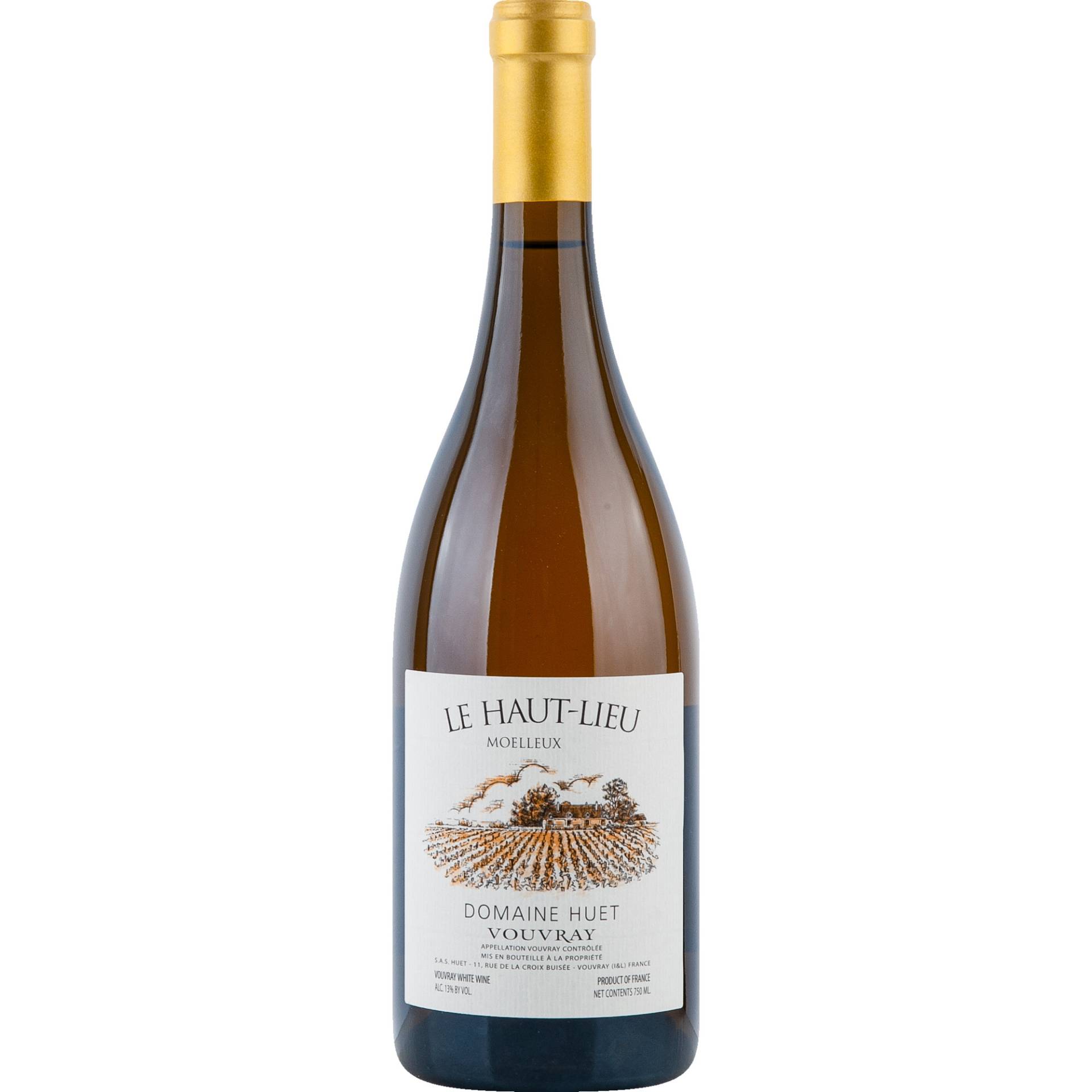 Domaine Huet Le Haut Lieu Moelleux 1ère Trie, Vouvray AOP, Loire, 2018, Weißwein von S.A.S Huet Viticulteur, Rue de la Croix Buisée, 37210 Vouvray, France