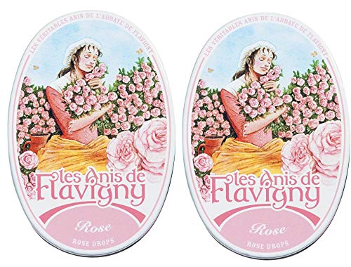 Les Anis de Flavigny - Anisbonbons - Rosendragees - 2er Pack von S.A.S. Anis de l'Abbaye de Flavigny