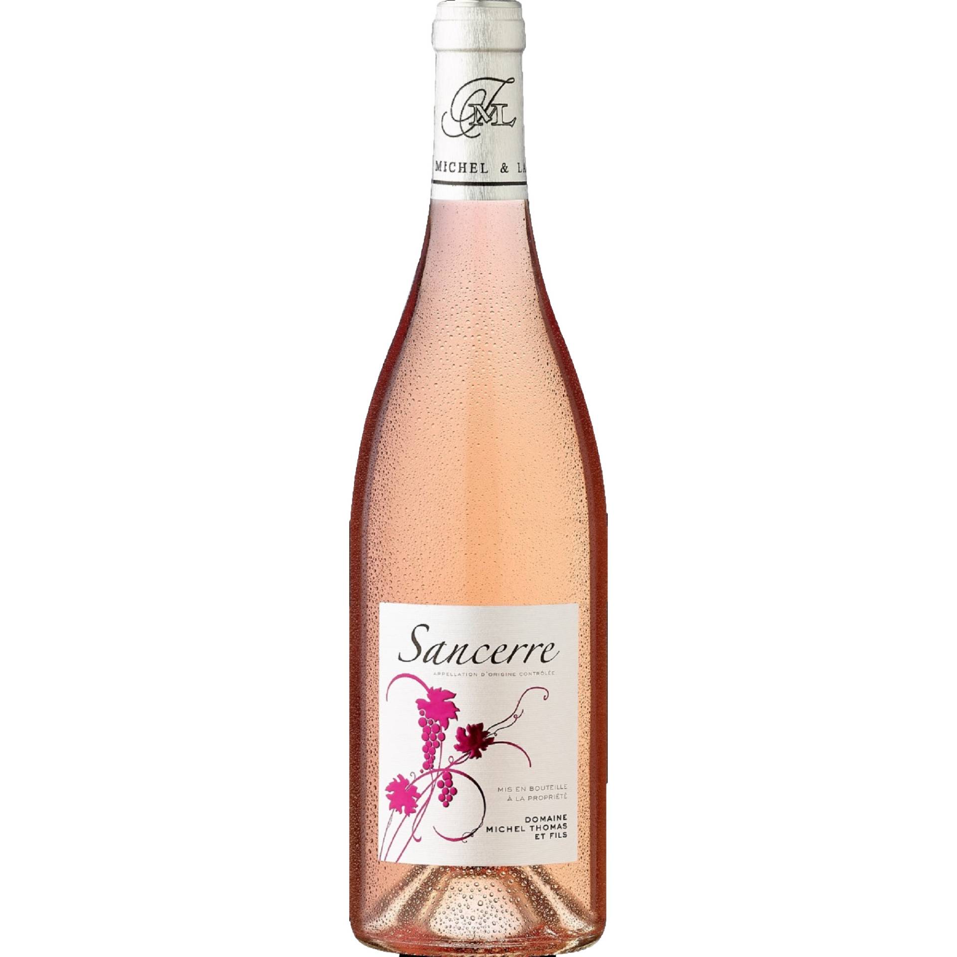 Michel Thomas Sancerre Rosé, Sancerre AOP, Loire, 2022, Roséwein von S.C.E.V. Michel Thomas et Fils, "Les Egrots" F-18300 Sury en Vaux