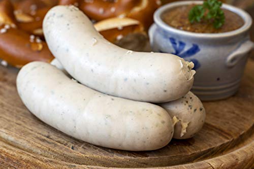 Food-United Weißwurst Münchner Art 300g aromaintensiv mit Schweinefleisch und Kräutern nach traditionellen Leitsätzen hergestellt mit Premium Qualität für echte Feinschmecker von S.Mile GmbH