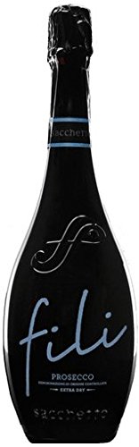 Sacchetto Fili Prosecco DOC Vino Spumante di Qualita del Tipo Aromatico extra dry (6 x 0.75 l) von SACCHETTO SRL