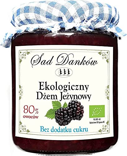 BROMBEERMARMELADE OHNE ZUCKER BIO 260 g - SAD DANKÓW von SAD DANKÓW Dystrybutor: Bio Planet S.A., Wilkowa Wieś 7, 05-084 Leszno k. Warszawy, Polska