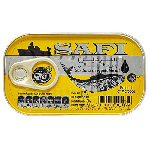 SAFI - Sardinen in Pflanzenöl, (1 X 125 GR) von SAFI