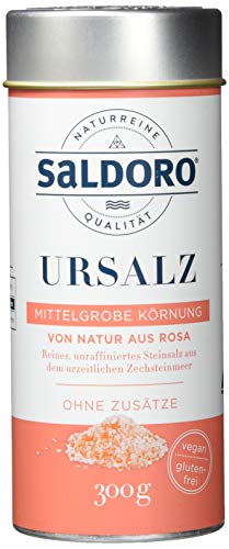 SALDORO Ursalz Mittelgrob Rosa, 6er Pack (6 x 300 g) von SALDORO