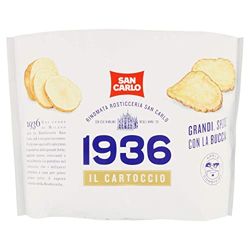 San Carlo 1936 Il Cartoccio Patatine Kartoffelchips Chips 170g Packung von SAN CARLO