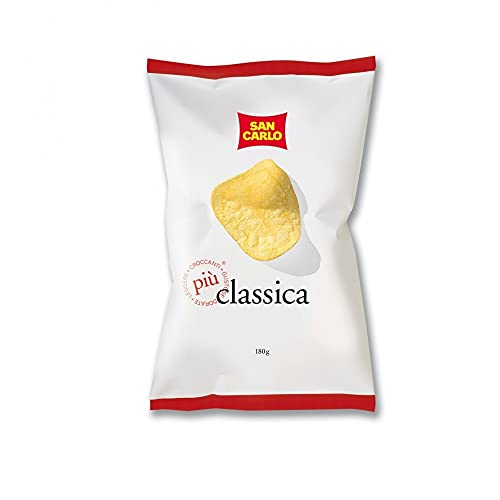 San Carlo Classica Patatine Chips Kartoffelchips Gesalzener Snack 180g von SAN CARLO