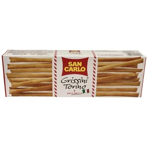 San Carlo Grissini Torino brotstick brot Blätterteigstangen (5 x 25 g) 125 g von SAN CARLO