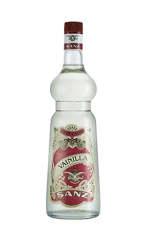 SANZ Vanille-Sirup, Bar-Sirup für Cocktails, Desserts & Kaffee, alkoholfrei, 1 L von Sanz
