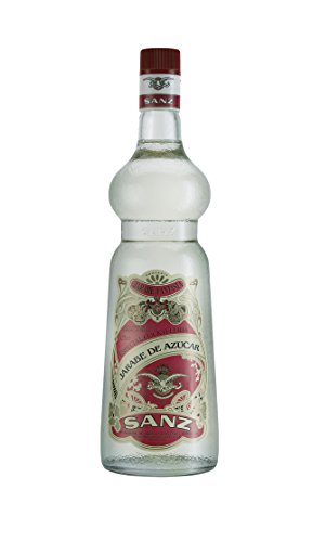 SANZ weißer Rohrzucker-Sirup, Simple Syrup für Cocktails, alkoholfrei, 1 L von Sanz