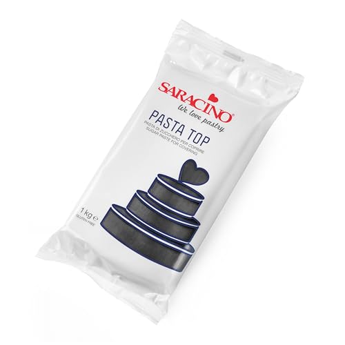 Saracino Fondant Top Schwarz Zum Eindecken 1 kg Made In Italy von SARACINO We love pastry