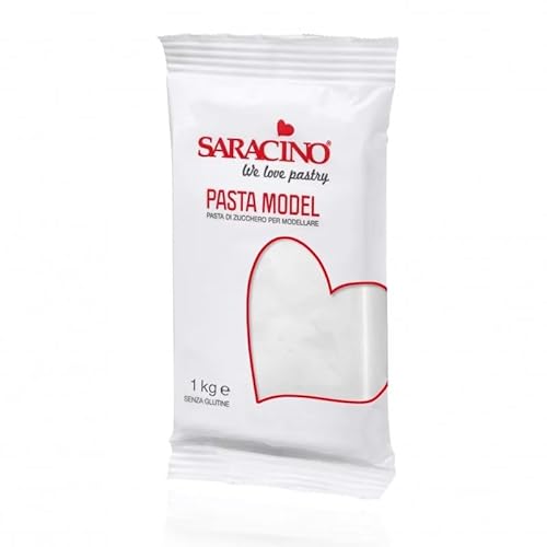 Saracino Zuckerpaste Model Weiß Für Modellierung 1 Kg Glutenfrei Made In Italy von SARACINO We love pastry
