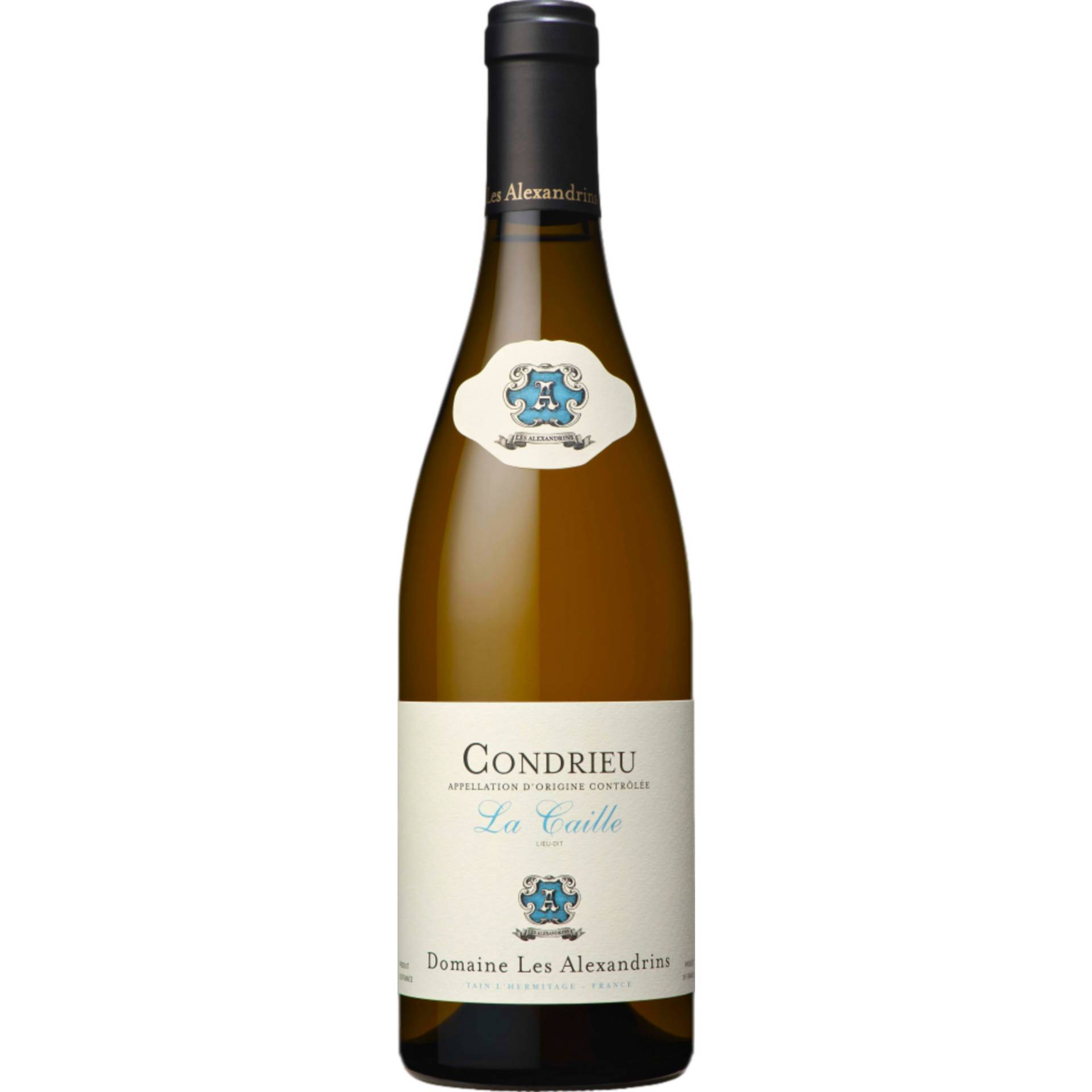 Domaine Les Alexandrins Condrieu "La Caille", Condrieu AOP, Rhône, 2021, Weißwein von SAS Perrin et Fils, 2321 Route de Jonquieres, 84100 Orange