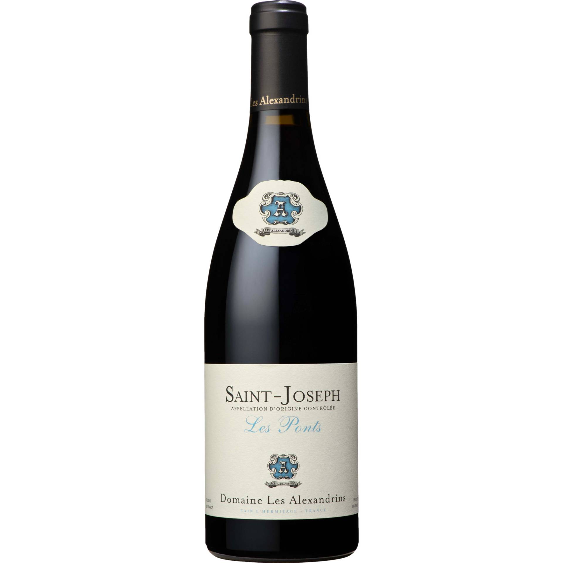 Domaine Les Alexandrins Saint-Joseph Les Ponts, Saint-Joseph AOP, Rhône, 2020, Rotwein von SAS Perrin et Fils, 2321 Route de Jonquieres, 84100 Orange