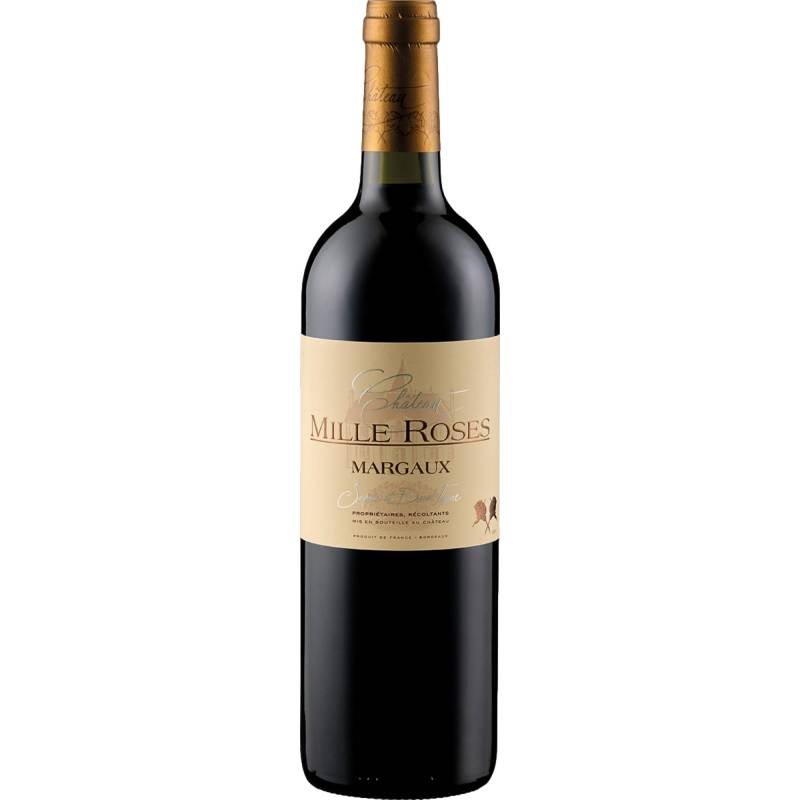 Château Mille Roses Haut Medoc Bio, Haut-Médoc AOP, Bordeaux, 2020, Rotwein von SAS Samazeuilh et Cie, 33133 Galgon - France