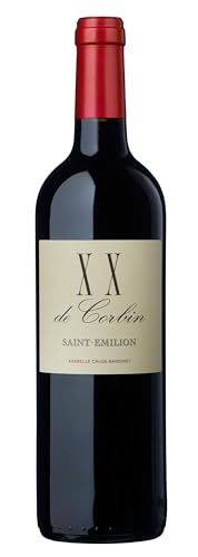 XX de CORBIN, Saint-Emilion A.C., 2 ème vin du Château Corbin, Bordeaux, (0,75 l) Jahrgang 2016 von SC Château CORBIN Anabelle Cruse-Bardinet