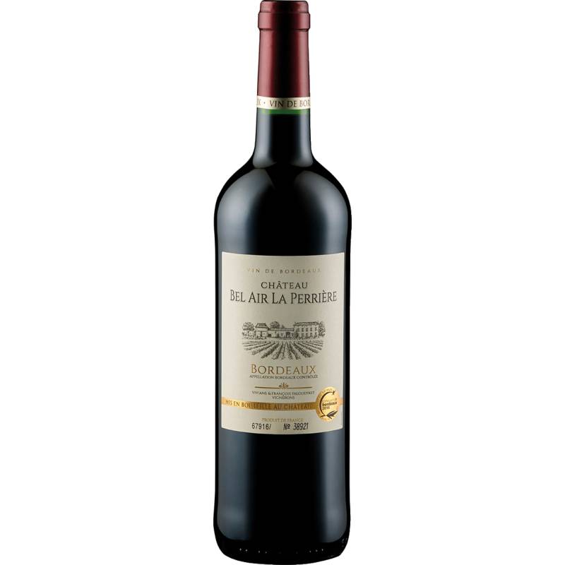 Château Bel Air La Perrière Bordeaux, Entre-Deux-Meres AOP, Bordeaux, 2022, Rotwein von SCEA VIGNOBLES FRANCOIS FALGUEYRET,   FR 33420 Jugazan