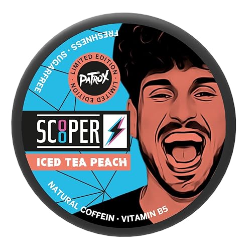 SCOOPER Energy 4er Versandbox Sortenrein (Iced Tea Peach) von SCOOPER ENERGY