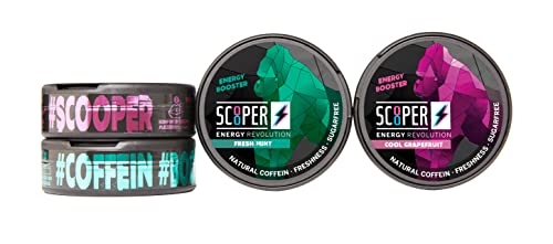 SCOOPER Energy Fresh Box | 2x Cool Grapefruit 2x Fresh Mint | 4 x 7,2g von SCOOPER ENERGY