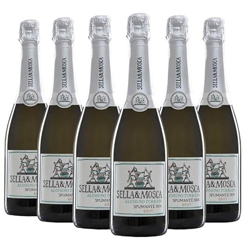 SELLA E MOSCA ALGHERO TORBATO SPUMANTE DOC BRUT 75 CL 6 BOTTIGLIE von SELLA E MOSCA