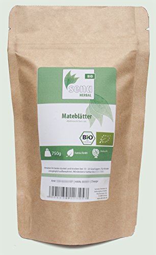 SENA-Herbal Bio - Feinschnitt Mateblätter- (750g) von Sena-Herbal