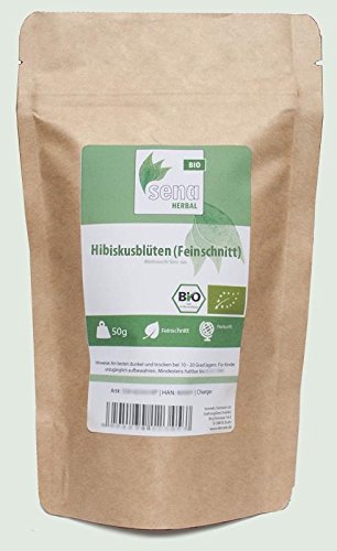 SENA-Herbal Bio - Hibiskusblüten (Feinschnitt)- (50g) von SENA-HERBAL