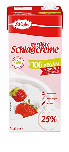 Schlagfix gesüßte Schlagcreme auf Pflanzenfettbasis, 1000 ml von SENSLAC