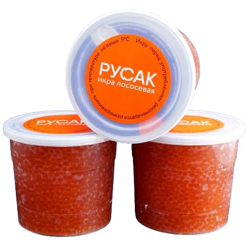 Gorbuscha Lachskaviar 1. Wahl (roter Kaviar - Caviar) AAA Grade 530g nicht pasteurisiert von SEPEHR DAD CAVIAR