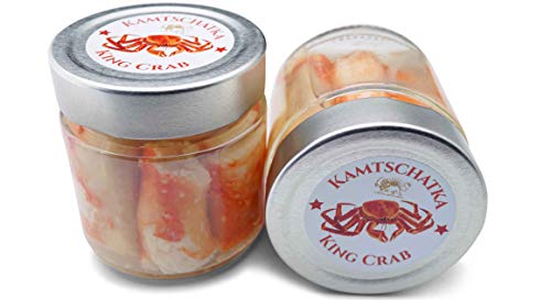 KamtsChatka Königskrabbe King Crab 100% Beinfleisch im Glas (4 Gläser) von SEPEHR DAD CAVIAR