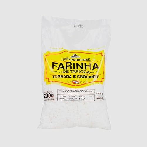 SERRA ALIMENTOS Granuliertes Tapiokamehl- Farinha de Tapioca, 200g von SERRA ALIMENTOS