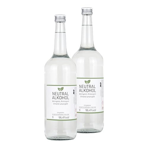 2l Weingeist 96,4% vol - extra fein - zum Ansetzen von Likören, Gin oder Tinkturen von SHADOWS