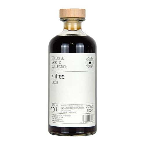 Cold Brew Kaffee Likör – SHADOWS Distillery – 500ml 20% vol – intensive Röstaromen mit feinen Karamellnoten – Handmade Likör aus fränkischer Manufaktur von SHADOWS