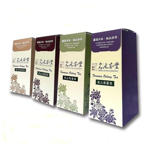 Taiwan unique tea,台灣四大名烏龍茶葉 Taiwan's Four Famous Oolong Teas,150g*4 von SHENG JIA YUAN