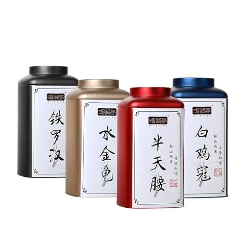 Wuyi rock tea 武夷岩茶,铁罗汉,半天腰,水金龟,白鸡冠,125g*4 von SHENG JIA YUAN