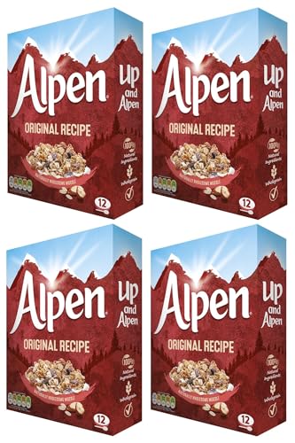 Alpen Original Recipe Müsli Vollkornmüsli mit Rosinen 4x 550g – importiert von Shestore24 von SHESTORE24