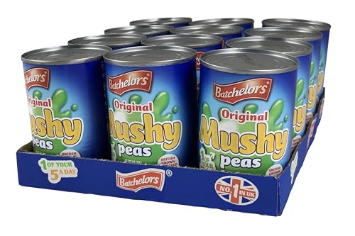 Batchelors Original Mushy Peas Erbsenpüree 12X 300G – importiert von Shestore24 von SHESTORE24