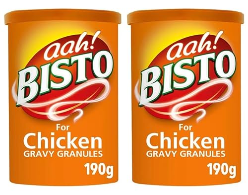 Bisto Gravy Granules for Chicken Soßen-Granulat Soßenpulver mit Hähnchengeschmack für Hähnchengerichte 2X190g – importiert von Shestore24 von SHESTORE24