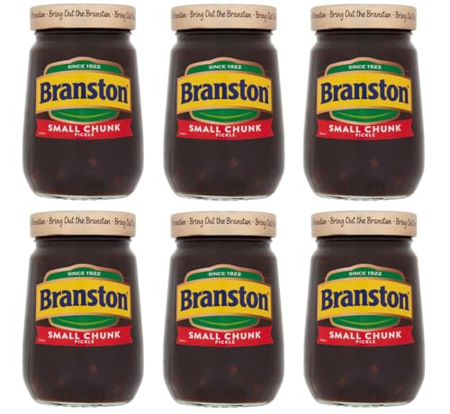 Branston Small Chunk Pickle Fein geschnittenes eingelegtes Gemüse 6X 360G – importiert von Shestore24 von SHESTORE24