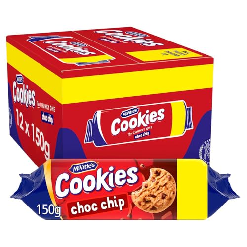 Choc Chip Cookies Chocolate Chip Cookies Kekse mit Schokoladenstückchen 12x 150g – importiert von Shestore24 von SHESTORE24