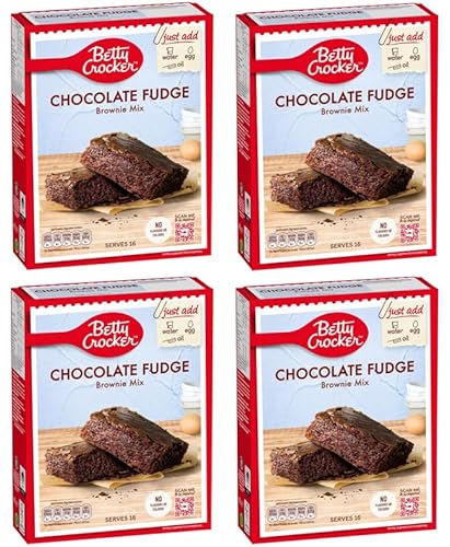 Chocolate Fudge Brownie Mix Kuchenbackmischung 4x415g – importiert von Shestore24 von SHESTORE24