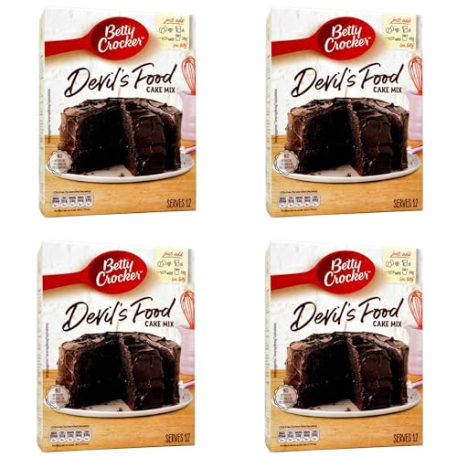 Devil’s Food Cake Mix Kuchenbackmischung für Schokoladenkuchen 4x425g – importiert von Shestore24 von SHESTORE24