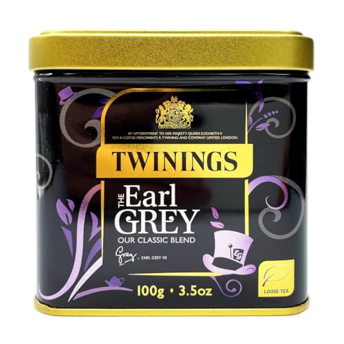 Earl Grey Loser Aromatisierter Schwarztee in 100g Metalldose – importiert von Shestore24 von SHESTORE24