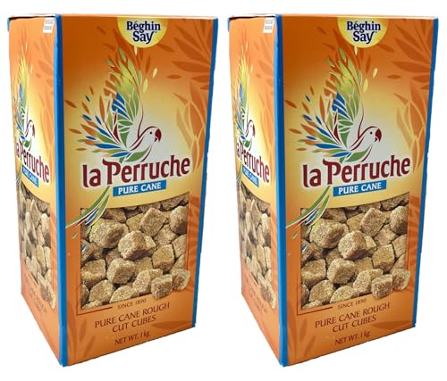 La Perruche Pure Cane Rough Cut Cubes Zuckerwürfel aus braunem Rohrzucker 2kg – importiert von Shestore24 von SHESTORE24