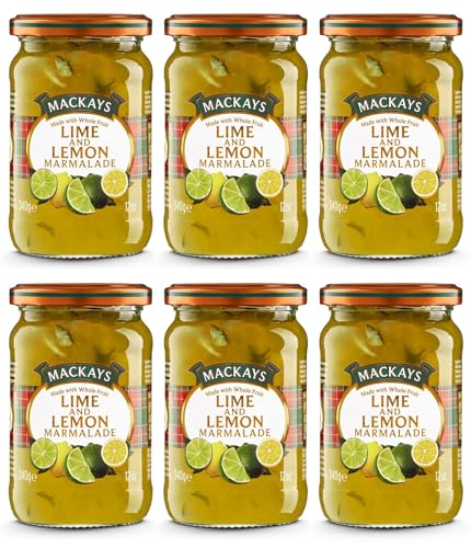 Mackays Lime and Lemon Marmalade Limonen- und Zitronenmarmelade 6x 340g – importiert von Shestore24 von SHESTORE24