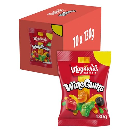 Maynards Bassetts Wine Gums Weingummi 10X 130g – importiert von Shestore24 von SHESTORE24