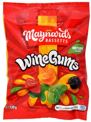 Maynards Bassetts Wine Gums Weingummi 130g – importiert von Shestore24 von SHESTORE24